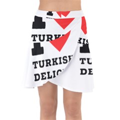 I Love Turkish Delight Wrap Front Skirt by ilovewhateva