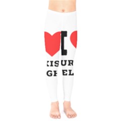 I Love Turkish Delight Kids  Classic Winter Leggings by ilovewhateva