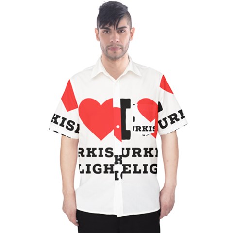 I Love Turkish Delight Men s Hawaii Shirt by ilovewhateva