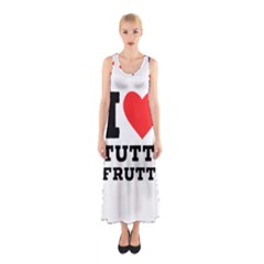 I Love Tutti Frutti Sleeveless Maxi Dress by ilovewhateva