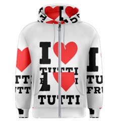 I Love Tutti Frutti Men s Zipper Hoodie by ilovewhateva