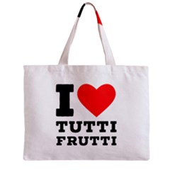 I Love Tutti Frutti Zipper Mini Tote Bag by ilovewhateva