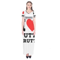 I Love Tutti Frutti Short Sleeve Maxi Dress by ilovewhateva