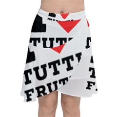 I Love Tutti Frutti Chiffon Wrap Front Skirt by ilovewhateva