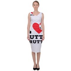 I Love Tutti Frutti Sleeveless Pencil Dress by ilovewhateva