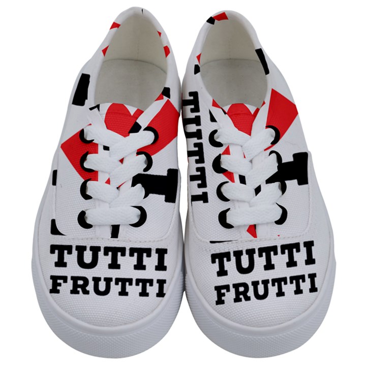 I love tutti frutti Kids  Classic Low Top Sneakers