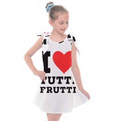 I Love Tutti Frutti Kids  Tie Up Tunic Dress by ilovewhateva