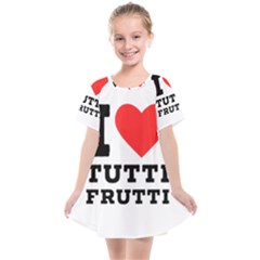 I Love Tutti Frutti Kids  Smock Dress by ilovewhateva