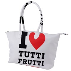 I Love Tutti Frutti Canvas Shoulder Bag by ilovewhateva