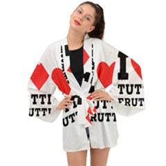 I Love Tutti Frutti Long Sleeve Kimono by ilovewhateva