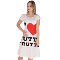 I Love Tutti Frutti Classic Short Sleeve Dress by ilovewhateva