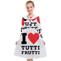 I Love Tutti Frutti Kids  Midi Sailor Dress by ilovewhateva