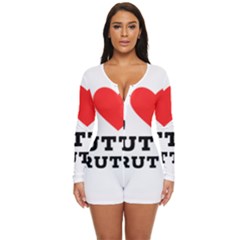 I Love Tutti Frutti Long Sleeve Boyleg Swimsuit by ilovewhateva