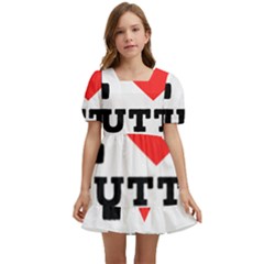 I Love Tutti Frutti Kids  Short Sleeve Dolly Dress by ilovewhateva