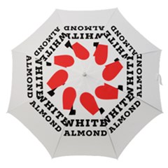 I Love White Almond Straight Umbrellas by ilovewhateva