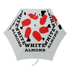 I Love White Almond Mini Folding Umbrellas by ilovewhateva