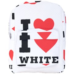 I Love White Almond Full Print Backpack by ilovewhateva