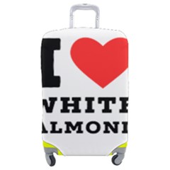 I Love White Almond Luggage Cover (medium) by ilovewhateva