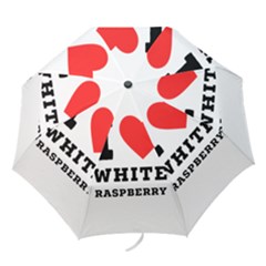 I Love White Raspberry Folding Umbrellas by ilovewhateva