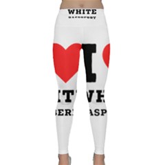 I Love White Raspberry Classic Yoga Leggings by ilovewhateva