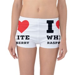 I Love White Raspberry Boyleg Bikini Bottoms by ilovewhateva