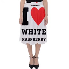 I Love White Raspberry Classic Midi Skirt by ilovewhateva