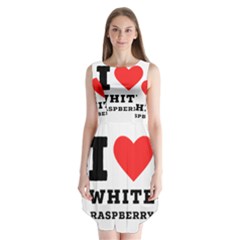 I Love White Raspberry Sleeveless Chiffon Dress   by ilovewhateva