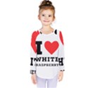 I love white raspberry Kids  Long Sleeve Tee View1