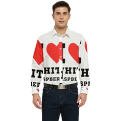 I Love White Raspberry Men s Long Sleeve  Shirt by ilovewhateva