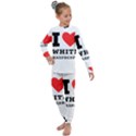 I love white raspberry Kids  Long Sleeve Set  View1