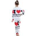 I love white raspberry Kids  Long Sleeve Set  View2