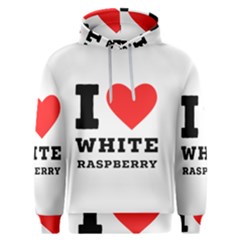 I Love White Raspberry Men s Overhead Hoodie by ilovewhateva