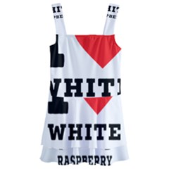 I Love White Raspberry Kids  Layered Skirt Swimsuit by ilovewhateva