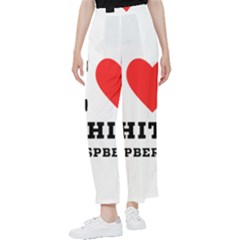 I Love White Raspberry Women s Pants  by ilovewhateva