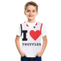 I love truffles Kids  Basketball Tank Top View1