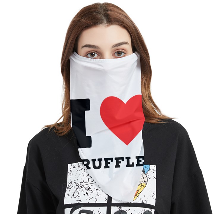 I love truffles Face Covering Bandana (Triangle)