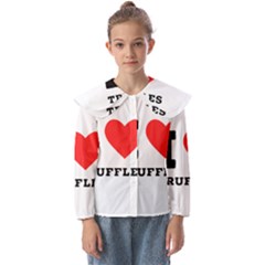 I Love Truffles Kids  Peter Pan Collar Blouse by ilovewhateva