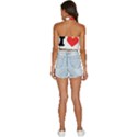 I love truffles Backless Halter Cami Shirt View4