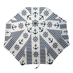 Nautical-seamless-pattern-vector-illustration Folding Umbrellas by Salman4z