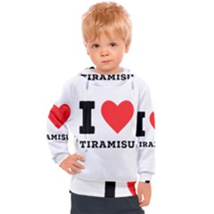 I Love Tiramisu Kids  Hooded Pullover by ilovewhateva