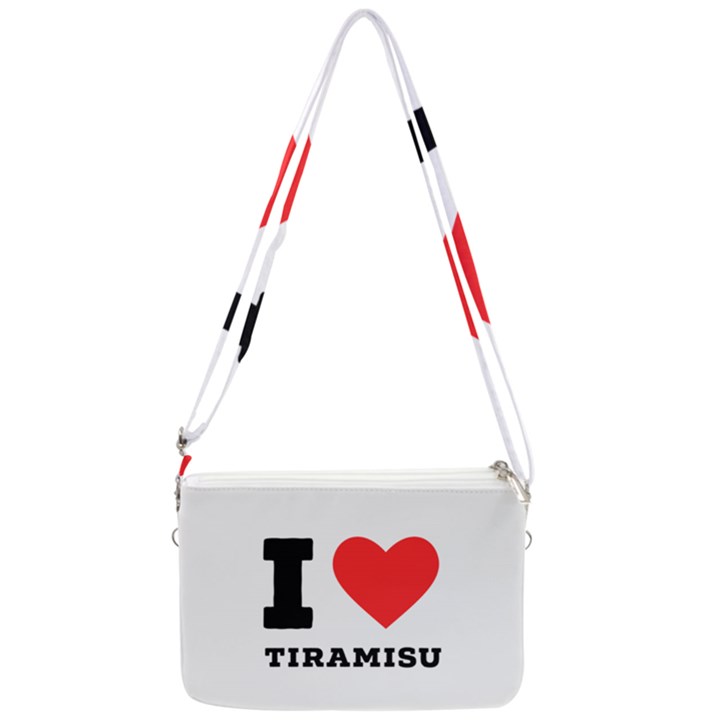 I love tiramisu Double Gusset Crossbody Bag