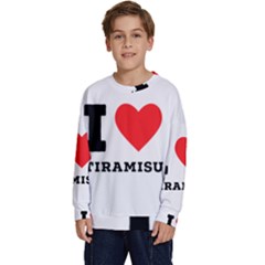 I Love Tiramisu Kids  Long Sleeve Jersey