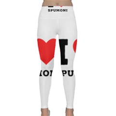 I Love Spumoni Classic Yoga Leggings by ilovewhateva