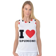 I Love Spumoni Women s Basketball Tank Top by ilovewhateva