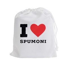 I Love Spumoni Drawstring Pouch (2xl) by ilovewhateva