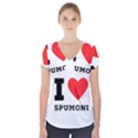 I love spumoni Short Sleeve Front Detail Top View1