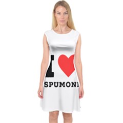 I Love Spumoni Capsleeve Midi Dress by ilovewhateva