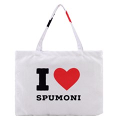 I Love Spumoni Zipper Medium Tote Bag