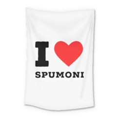 I Love Spumoni Small Tapestry by ilovewhateva