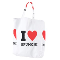 I Love Spumoni Giant Grocery Tote by ilovewhateva